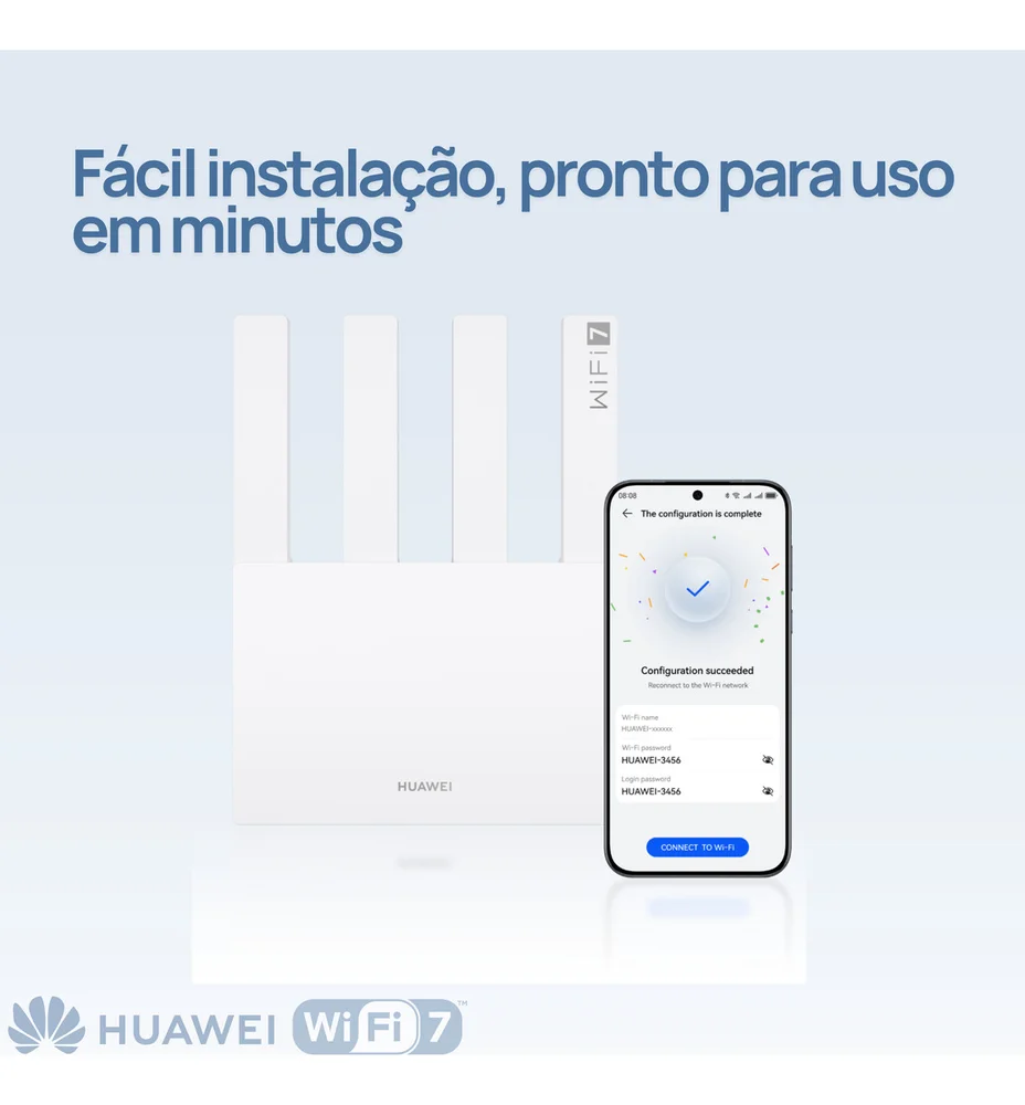 Imagem 5 de 5 do produto Roteador Wireless Huawei Be3 Be3600 4 Antenas Wi-fi 7