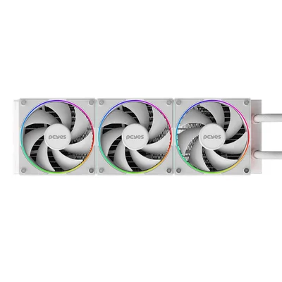 Water Cooler PCyes Vision 360mm White Ghost - Tela Lcd 2,1".