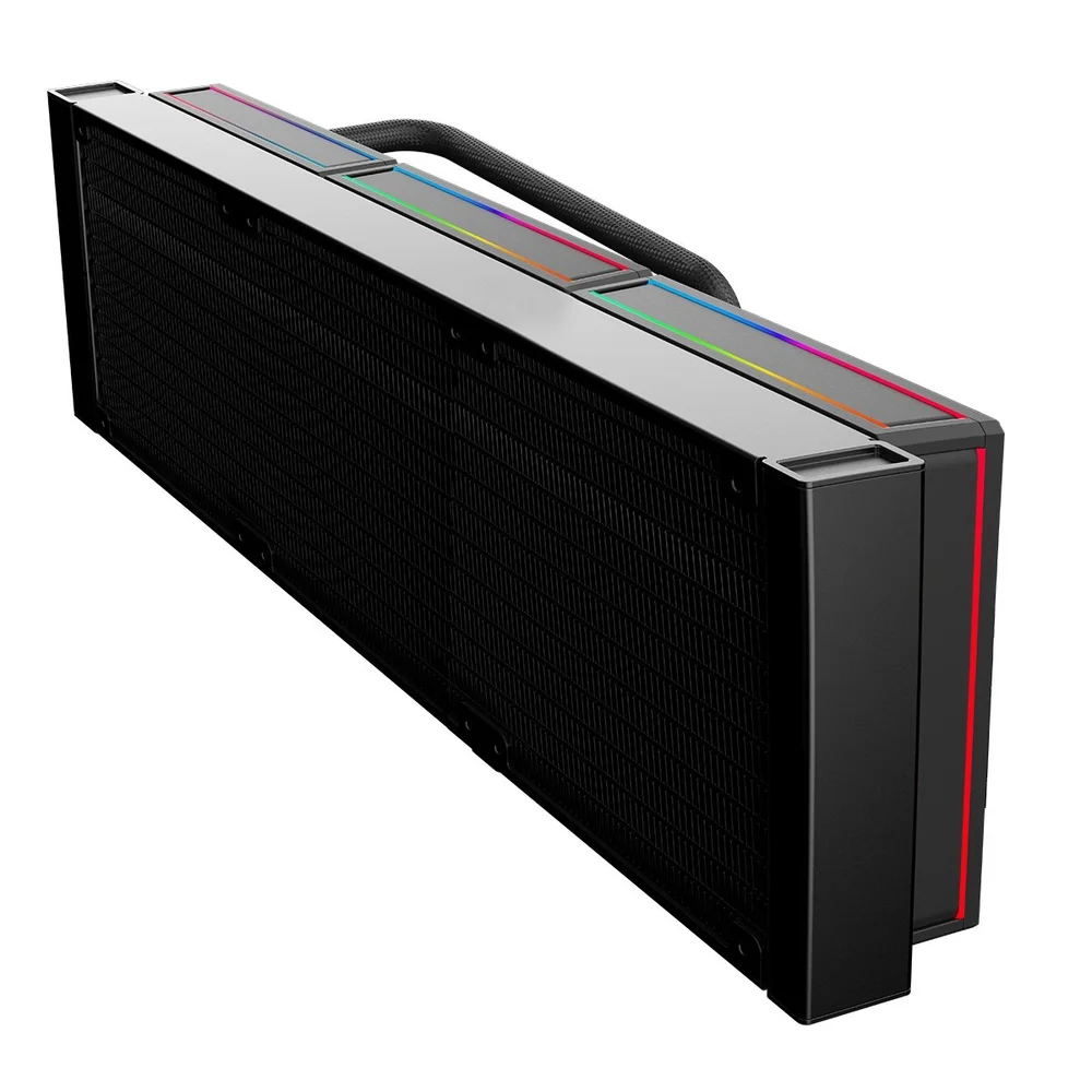 Water Cooler PCyes Vision 360mm Black Vulcan - Tela Lcd 2,1". 8