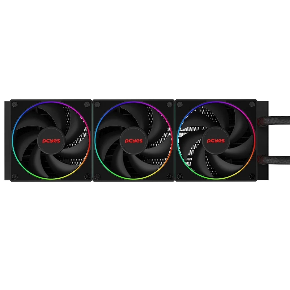 Imagem 4 de 5 do produto Water Cooler PCyes Vision 360mm Black Vulcan - Tela Lcd 2,1".