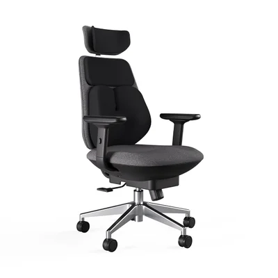 Cadeira Office PCyes X Backrobo - Sublime Black - PCybrbl.