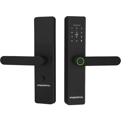 Fechadura Inteligente Slim Wifi Com Biometria Senha Tag E Chave Compatível Com Tuya E Novadigital.