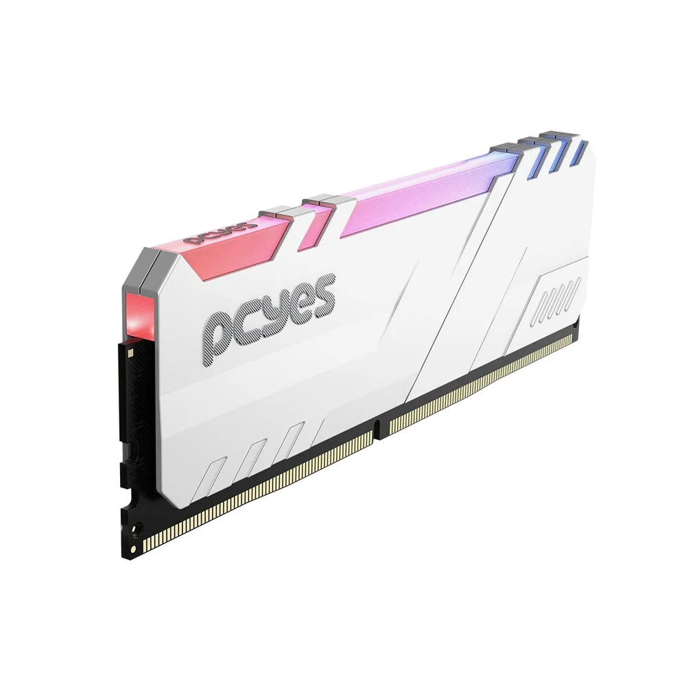 Memoria Gamer PCyes Udimm 8GB Ddr4 3200mhz White Com RGB Memoria Gamer PCyes Udimm 8GB Ddr4 3200mhz White Com RGB