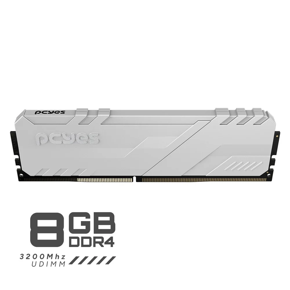 Imagem 4 de 5 do produto Memoria Gamer PCyes Udimm 8GB Ddr4 3200mhz White
