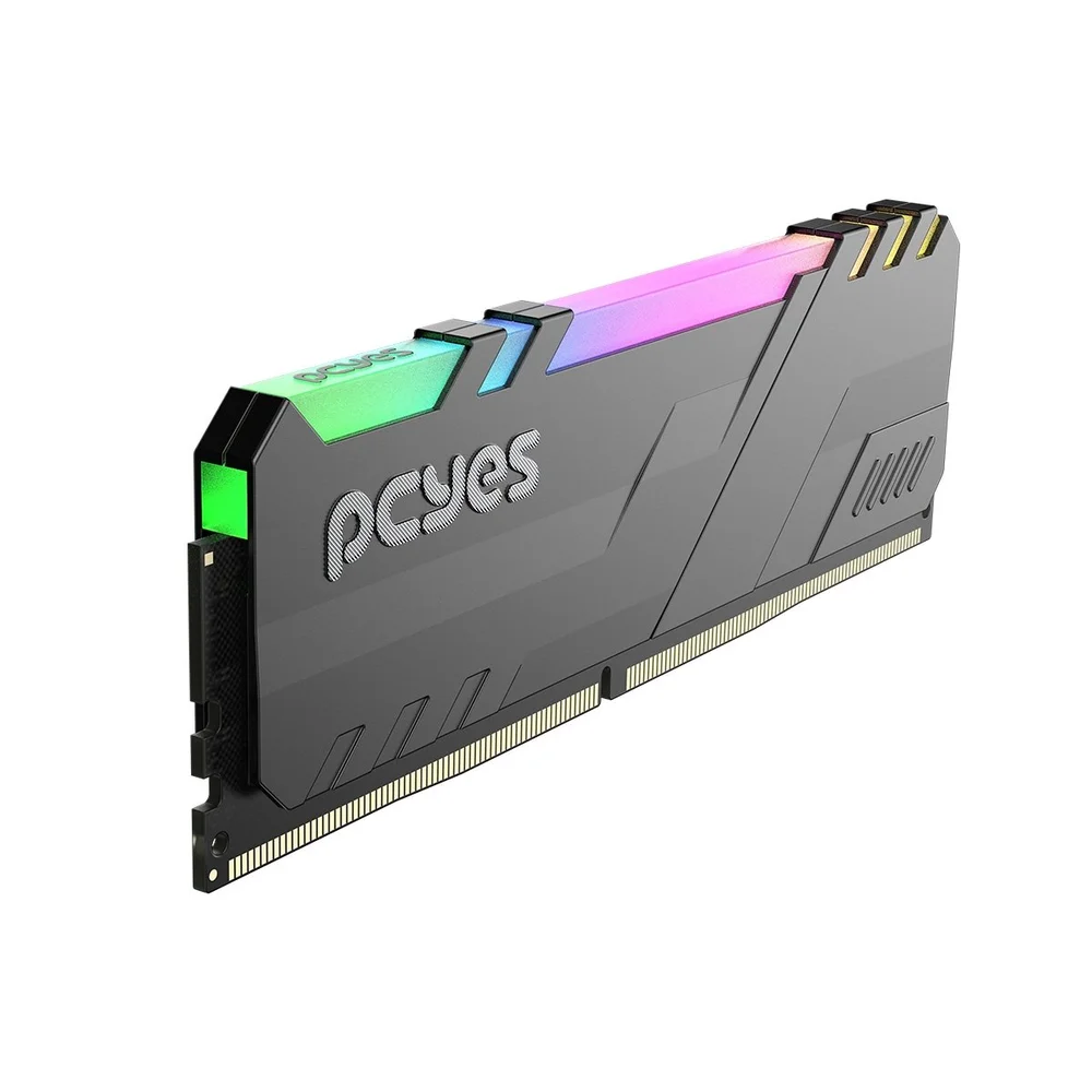 Imagem 4 de 5 do produto Memoria Gamer PCyes Udimm 32gb Ddr4 3200mhz Black Com RGB.