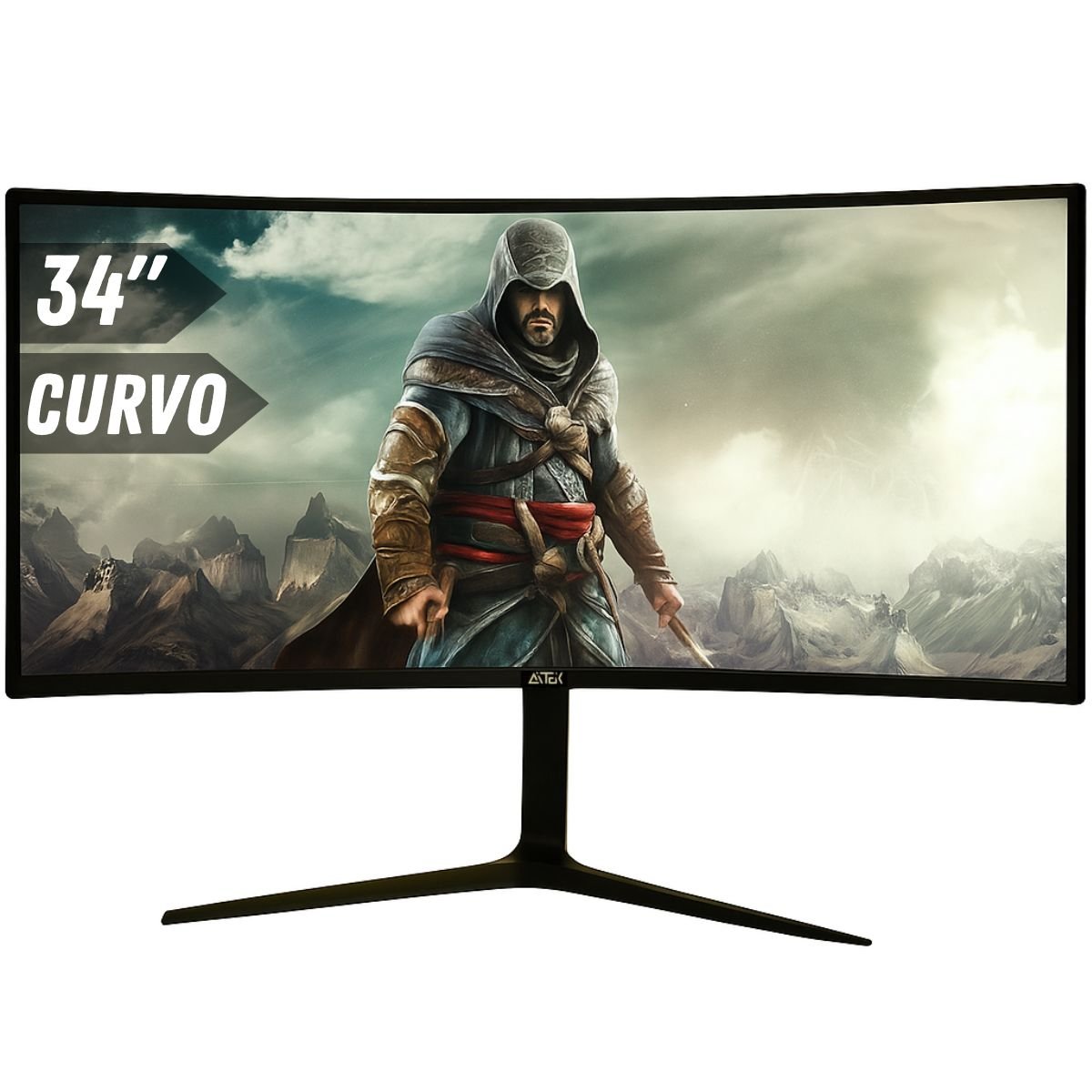 Monitor Gamer Curvo 34 " Ultrawide 165hz 1ms Resolução WQHD, FreeSync e G-Sync, HDMI, DisplayPort