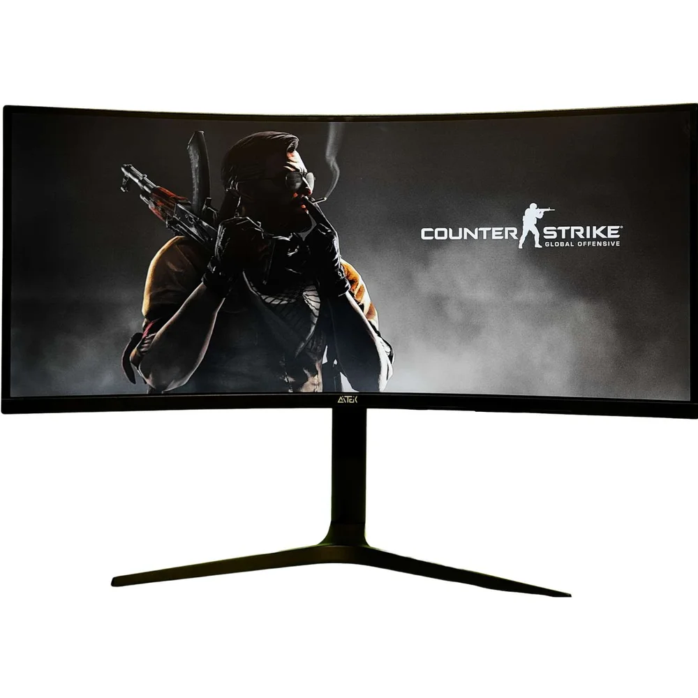 Monitor Curvo Ultra Wide 34 Polegadas Aitek