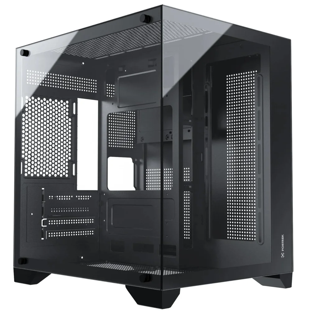 Imagem 3 de 5 do produto Gabinete Gamer Fortrek Clarity, Mid Tower, Vidro Temperado, Matx, Preto, Sem Fonte, Sem Fans - 83456