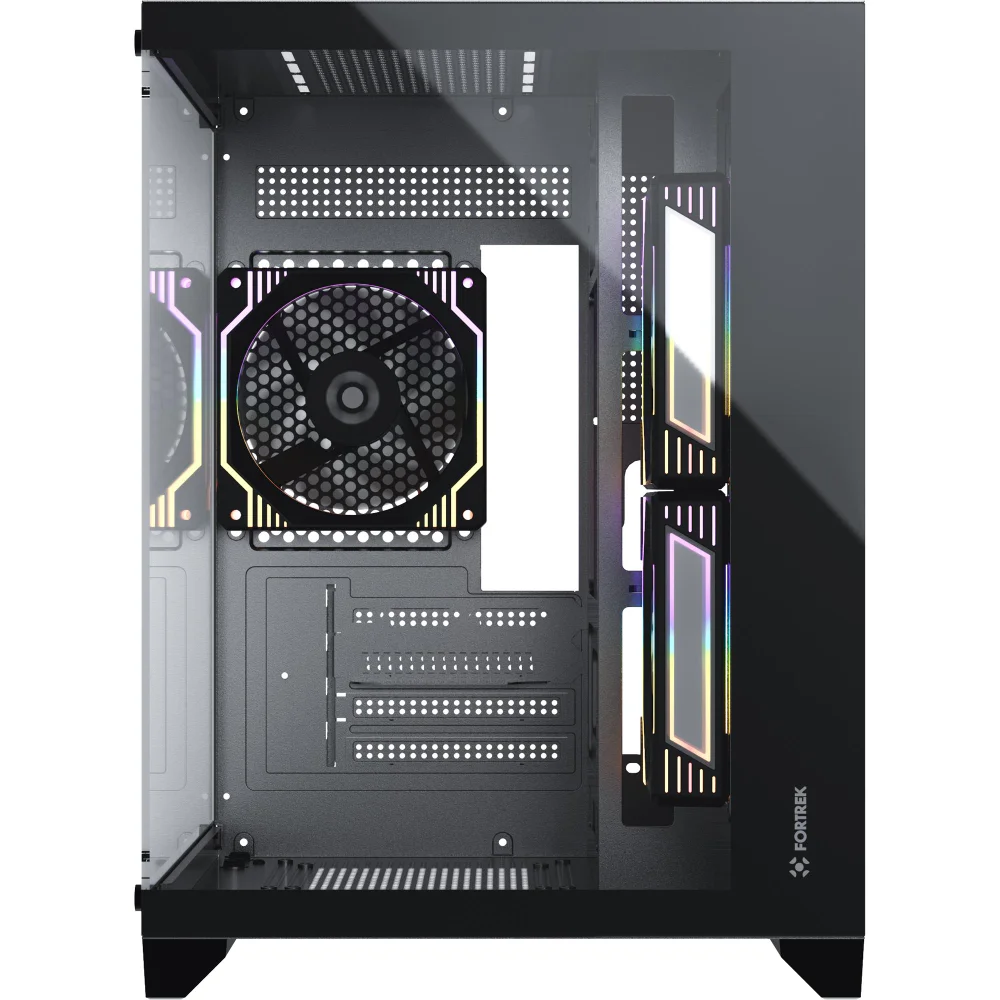 Imagem 5 de 5 do produto Gabinete Gamer Fortrek Clarity, Mid Tower, Vidro Temperado, Matx, Preto, Sem Fonte, Sem Fans - 83456
