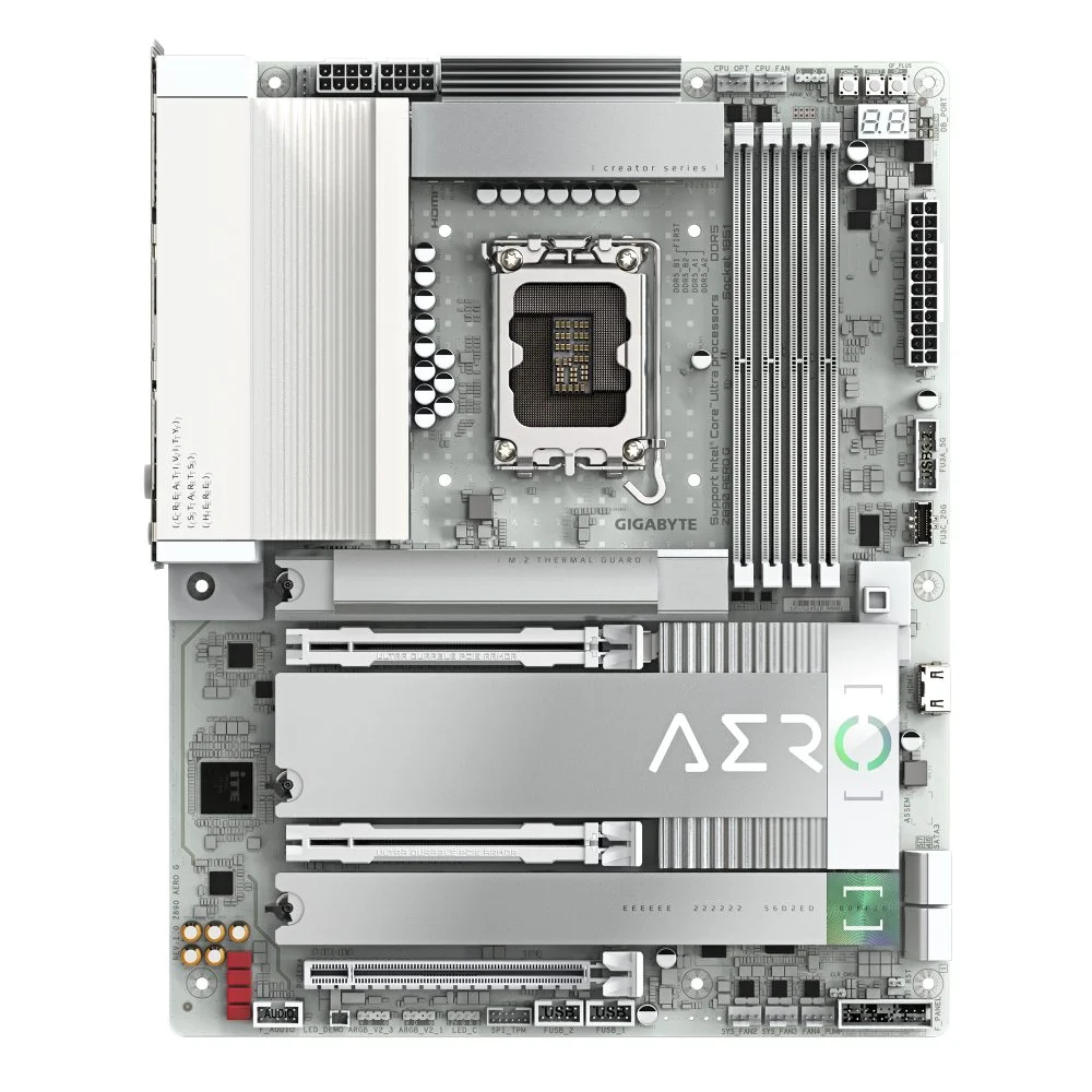 Placa Mãe Gigabyte Z890 Aero G Wifi 7 Intel LGA 1851 4xDDR5 Chipset Z890 Atx. 7