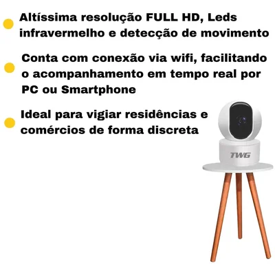Camera Wifi Inteligente 2mp Tw-9500 Rb . — foto 4