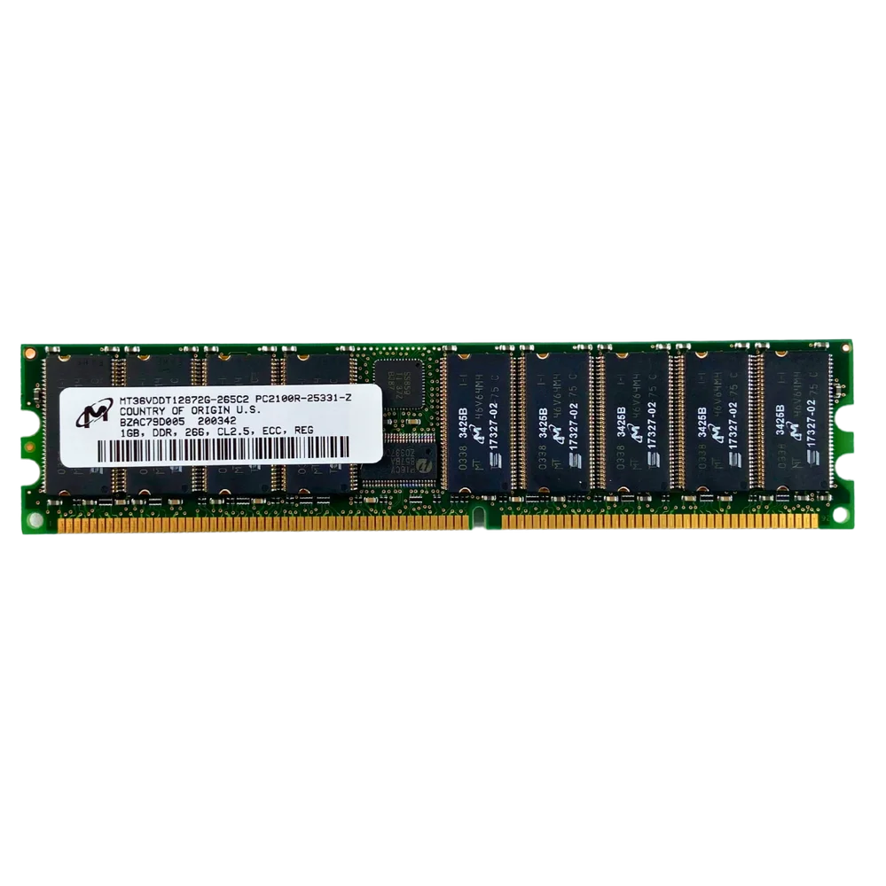 Imagem 2 de 2 do produto Memória Servidor Nanya 1gb Ddr2 667mhz Ecc Nt1gt72u89d0bd-ac