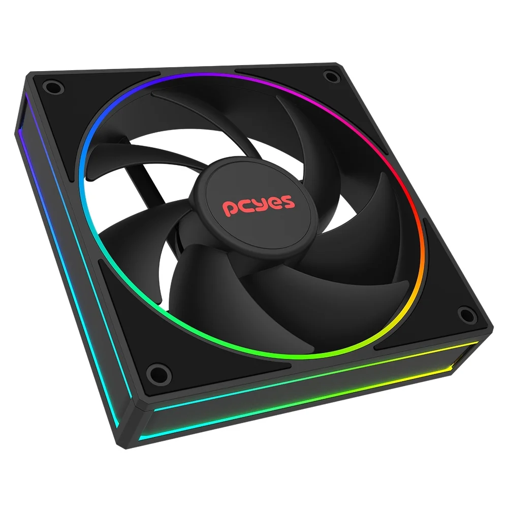 Imagem 2 de 5 do produto Cooler Fan Para Gabinete Vision Black Vulcan 120mm PCyes.