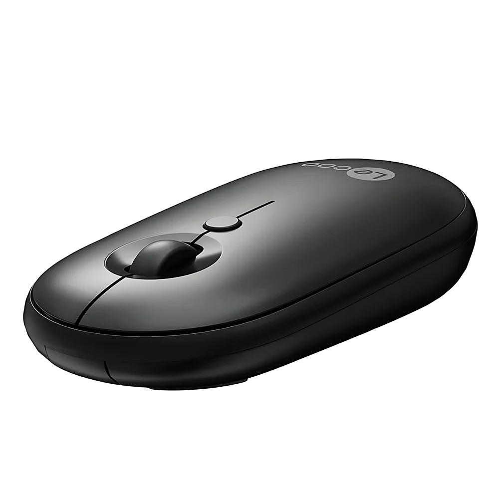 Imagem 4 de 5 do produto Mouse Óptico Sem Fio, Lenovo Lecoo, Ws212, 1.600 Dpi, 4 Botões, Preto