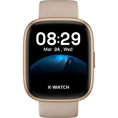 Relógio Smartwatch X-watch Ref: Xswuqpi003 Pxtx Rosé Touch Screen