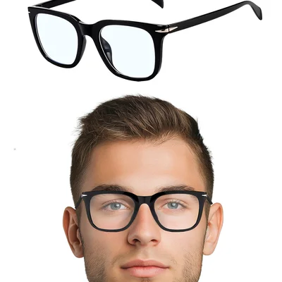 Óculos Masculino Armação Feminina Sem Grau Proteção Filtro Luz Azul Gamer Leitura Descanso Telas