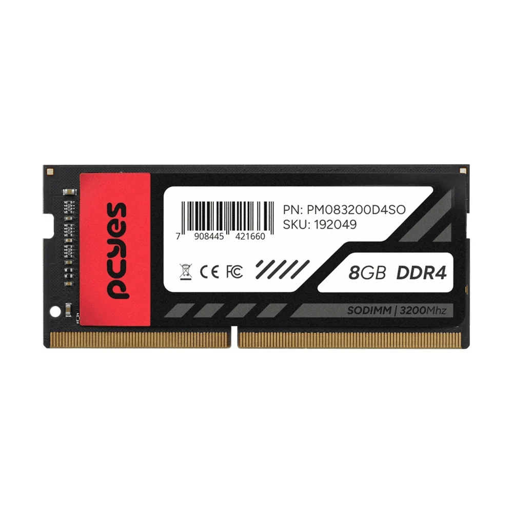 Placa de vídeo PcYes DDR4-3200 1x8GB SO-DIMM — foto 1 de 5