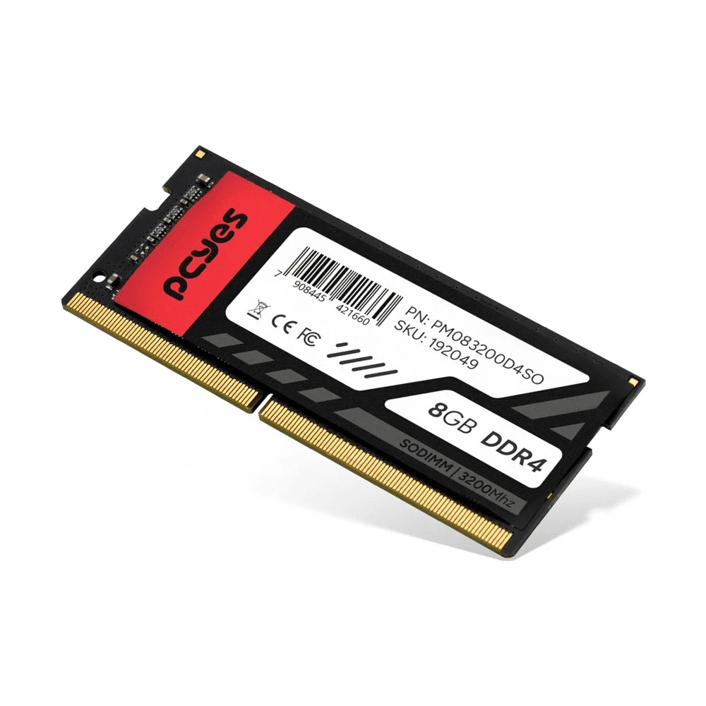 Imagem 2 de 5 do produto Memoria PCyes Sodimm 8GB Ddr4 3200mhz - Pm083200d4so.