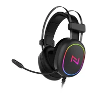 Headset Gamer Neologic NGX Dark, RGB, Drivers de 50mm, USB, Preto - Ngxdark