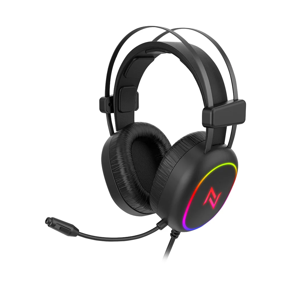 Imagem 2 de 4 do produto Headset Gamer Neologic NGX Dark, RGB, Drivers de 50mm, USB, Preto -  Ngxdark