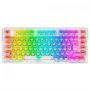 Teclado Gamer Mecânico Redragon Elf Pro, RGB, Wireless/bluetooth, Switch Crystal, Transparent - K649ct-RGB-pro Pt