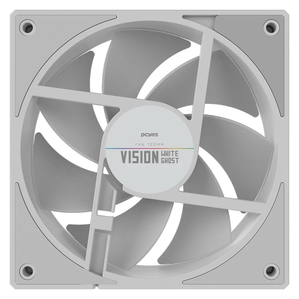 Cooler Fan Para Gabinete Vision White Ghost 120mm PCyes - Fvwg120. 7