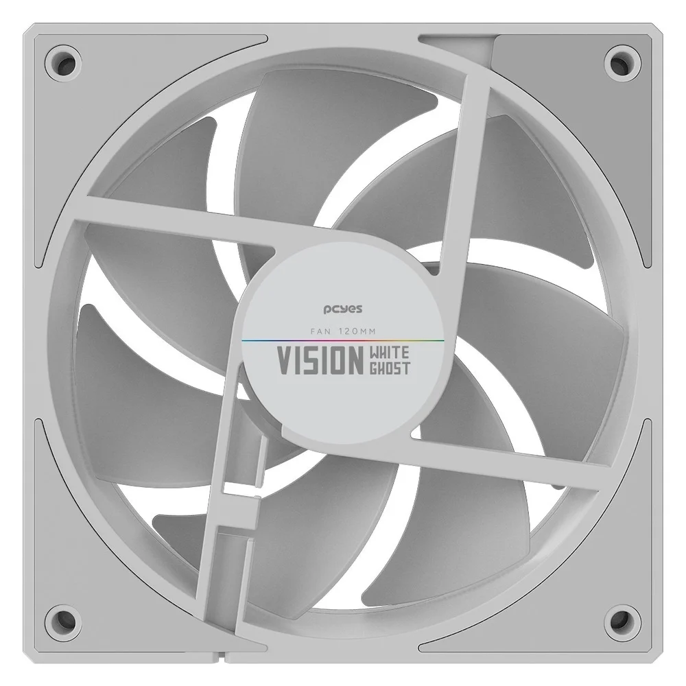 Imagem 4 de 5 do produto Cooler Fan Para Gabinete Vision White Ghost 120mm PCyes - Fvwg120.