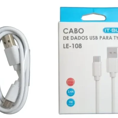 Cabo de Dados e Carregamento Celular Tipo C