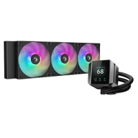 Water Cooler 360mm Deepcool Mystique 360 ARGB, Display Lcd, Black - R-lx750-bkadsnc-g-1 2