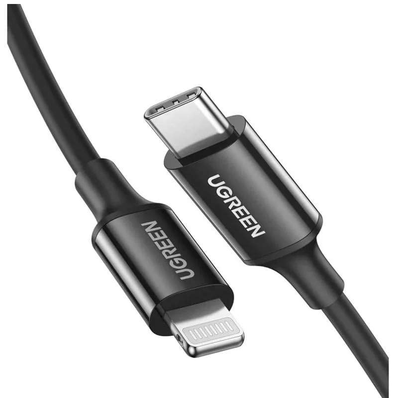 Imagem 2 de 5 do produto Cabo Usbc Para Lightning 1.0m Us171 Preto  Ugreen
