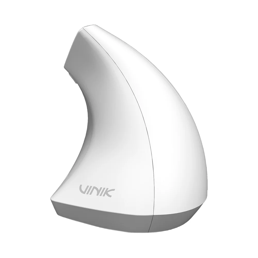 Imagem 2 de 5 do produto Mouse Sem Fio Recarregável 2.4 Ghz Vertical Ergonomico Ortopedico Power Fit 1600 Dpi Branco Usb - Pm300