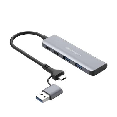 Hub C3tech Usb-c Hu-c600gy 4 Portas Usb 3.0