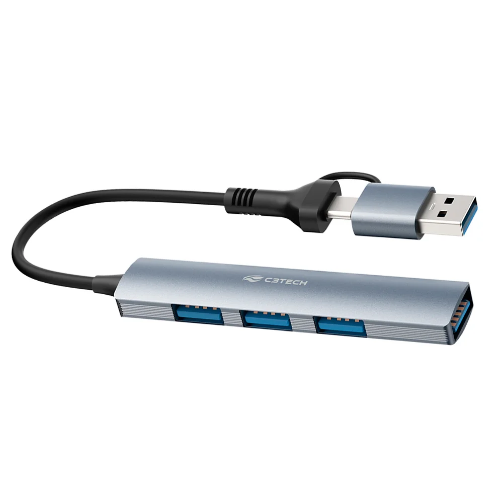 Imagem 4 de 5 do produto Hub Usb-c 3.0 4 Portas C3tech - Hu-c500gy
