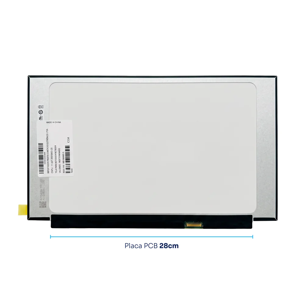 Imagem 3 de 5 do produto Tela 15.6Polegadas Led Slim Para Notebook Acer Aspire 5 A515-54-59bu | Fosca.