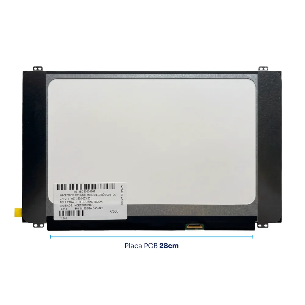 Imagem 2 de 5 do produto Tela Para Notebook Samsung Essentials Np350xaa 15.6" 1366 X 768 (hd) 30 Pinos Fosca