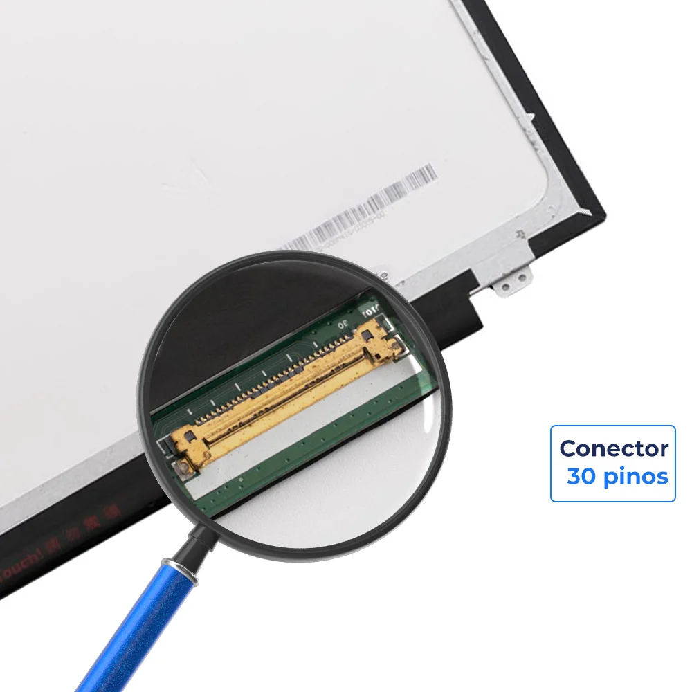 Imagem 3 de 3 do produto Tela 14Polegadas Led Slim Para Notebook Part Number  Hb140wx1-411 V4.0 | Fosca.