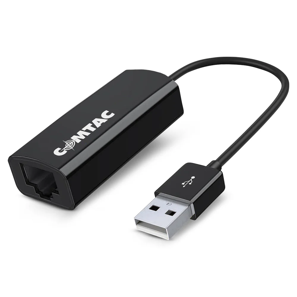 Imagem 2 de 5 do produto Adaptador Usb Para Rj45 - 100mbps - Comtac 9300.