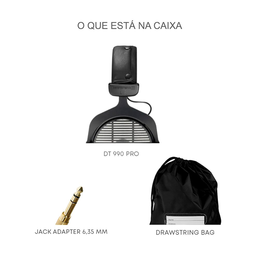 beyerdynamic Fone de ouvido Dt 990 Pro circum-auricular para