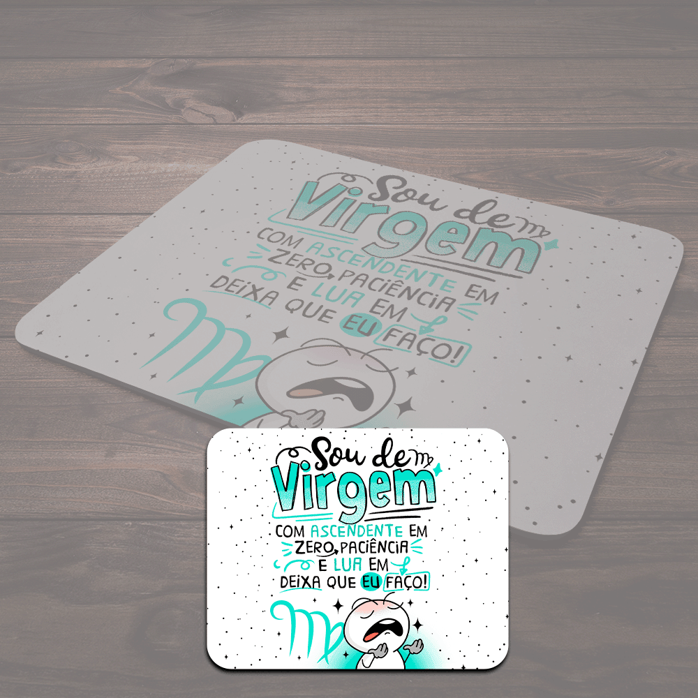 Imagem 2 de 4 do produto Mouse Pad Funny Signos - Sou De Virgem