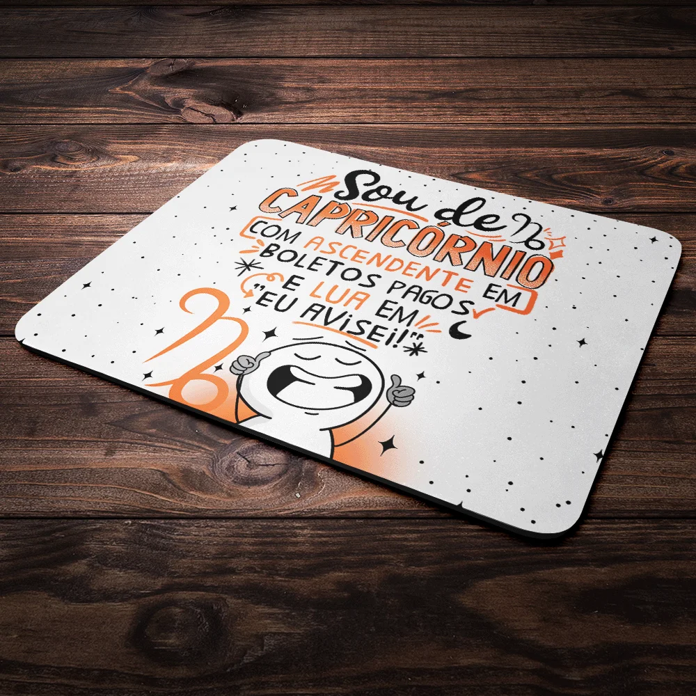 Imagem 2 de 4 do produto Mouse Pad Funny Signos - Sou De Capricórnio.