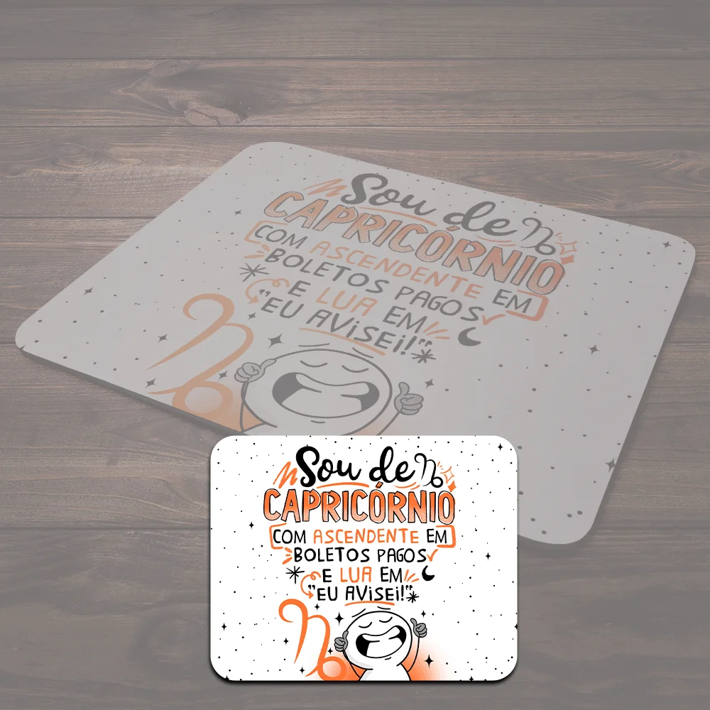 Imagem 4 de 4 do produto Mouse Pad Funny Signos - Sou De Capricórnio.