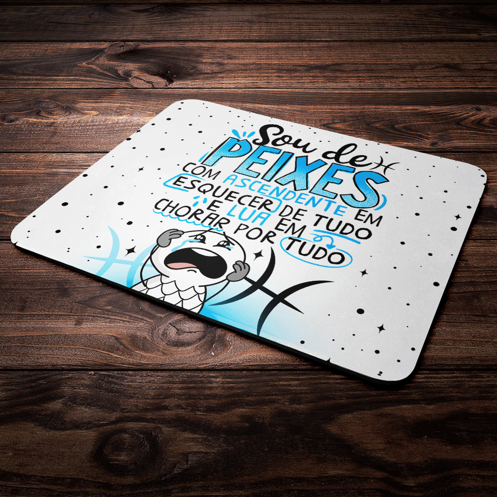 Imagem 4 de 4 do produto Mouse Pad Funny Signos - Sou De Peixes