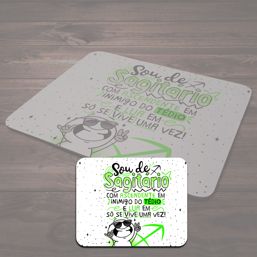 Imagem 2 de 4 do produto Mouse Pad Funny Signos - Sou De Sagitário