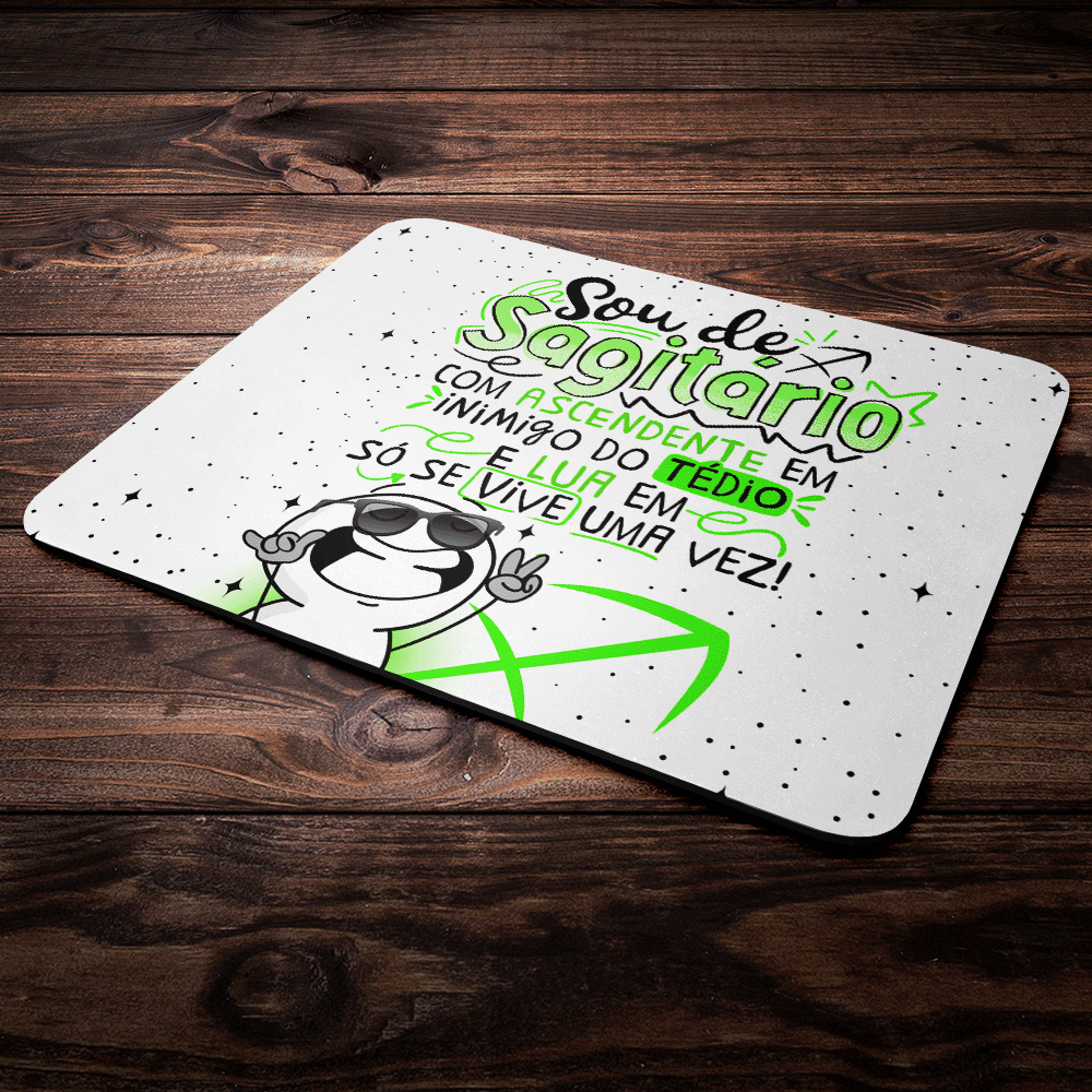Imagem 3 de 4 do produto Mouse Pad Funny Signos - Sou De Sagitário