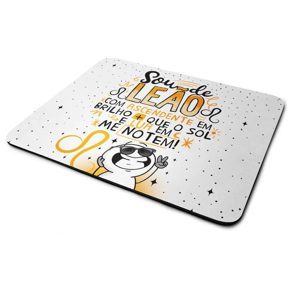 Mouse Pad Funny Signos - Sou De Leão. Mouse Pad Funny Signos - Sou De Leão.