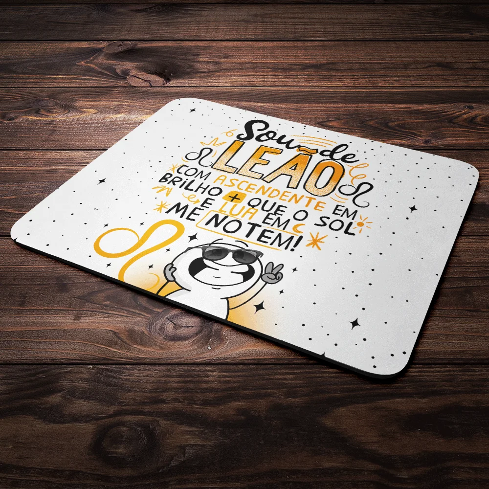 Mouse Pad Funny Signos - Sou De Leão. Mouse Pad Funny Signos - Sou De Leão.