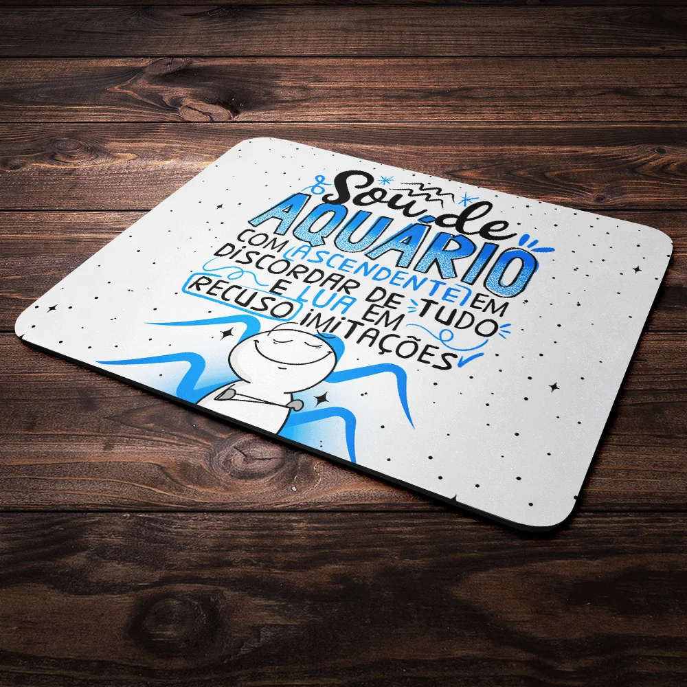 Imagem 4 de 4 do produto Mouse Pad Funny Signos - Sou De Aquário.