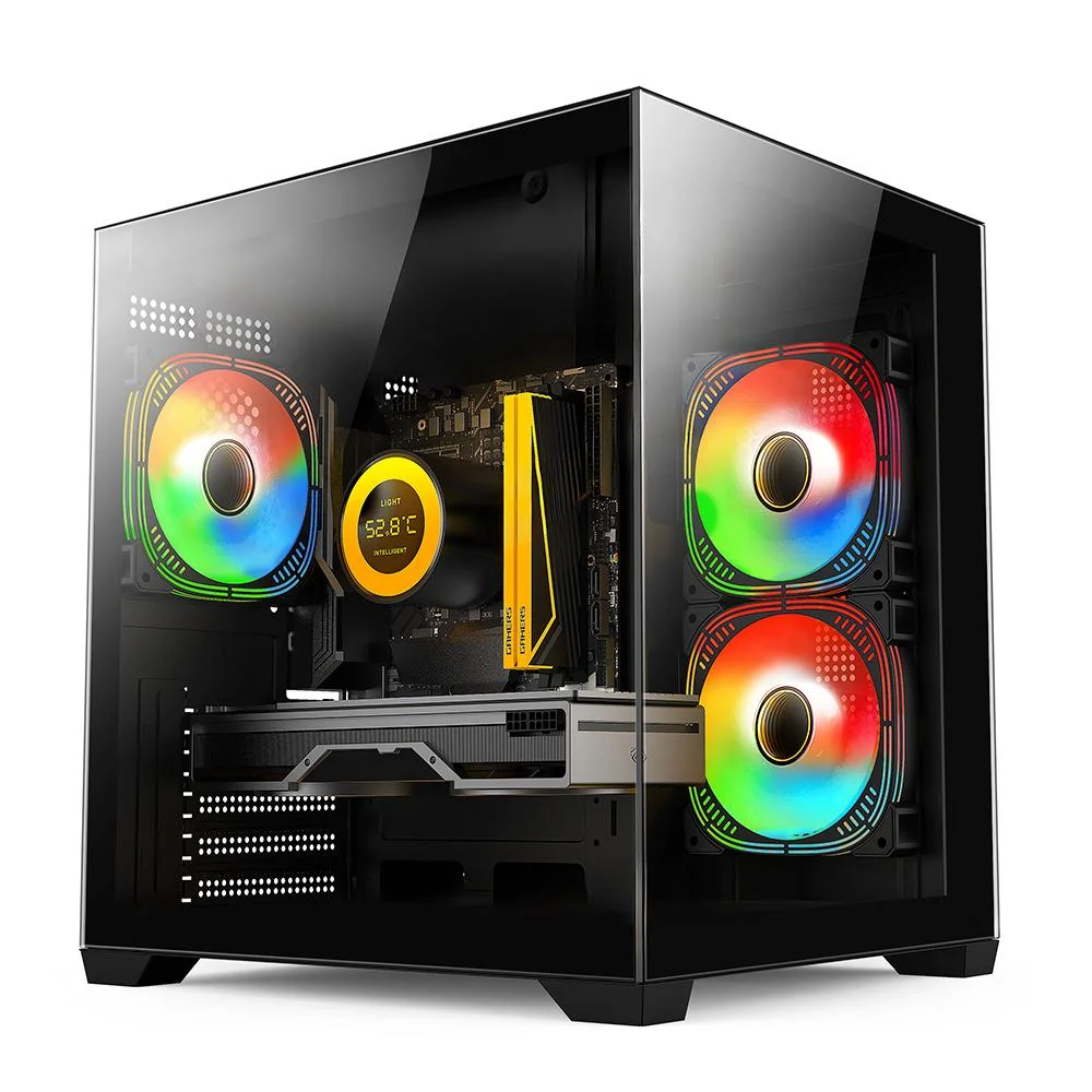 PC Gamer Balão.info Aquarium, AMD Ryzen 7 5700G, 16GB, Geforce RTX 4060 8GB, SSD 1TB M.2, Fonte 600W 80 Plus, Preto SKA030