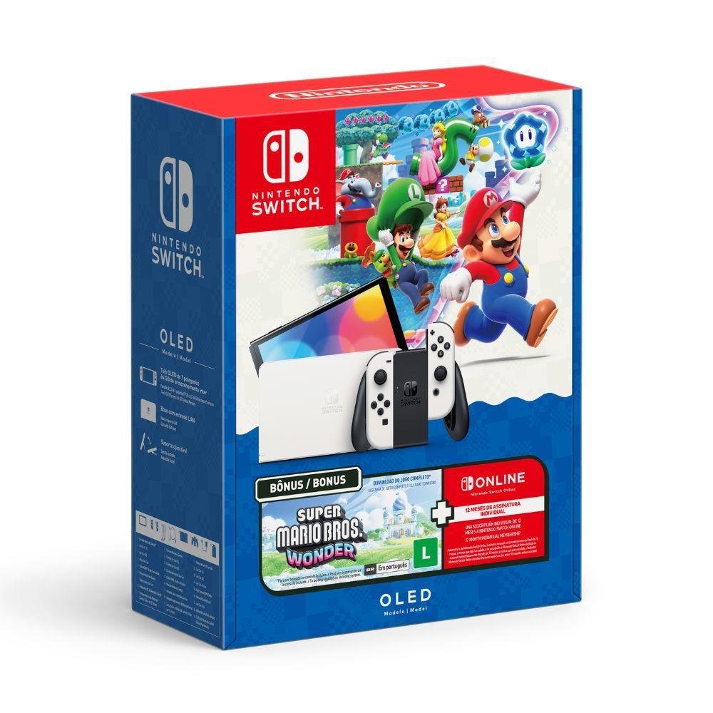 Console Nintendo Switch OLED 64gb Edição Super Mario Bros