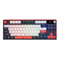 Teclado Gamer Skyloong Gk87 8k Optical Lcd Digital RGB Usb Hot Swap Switch Green Tea Preto